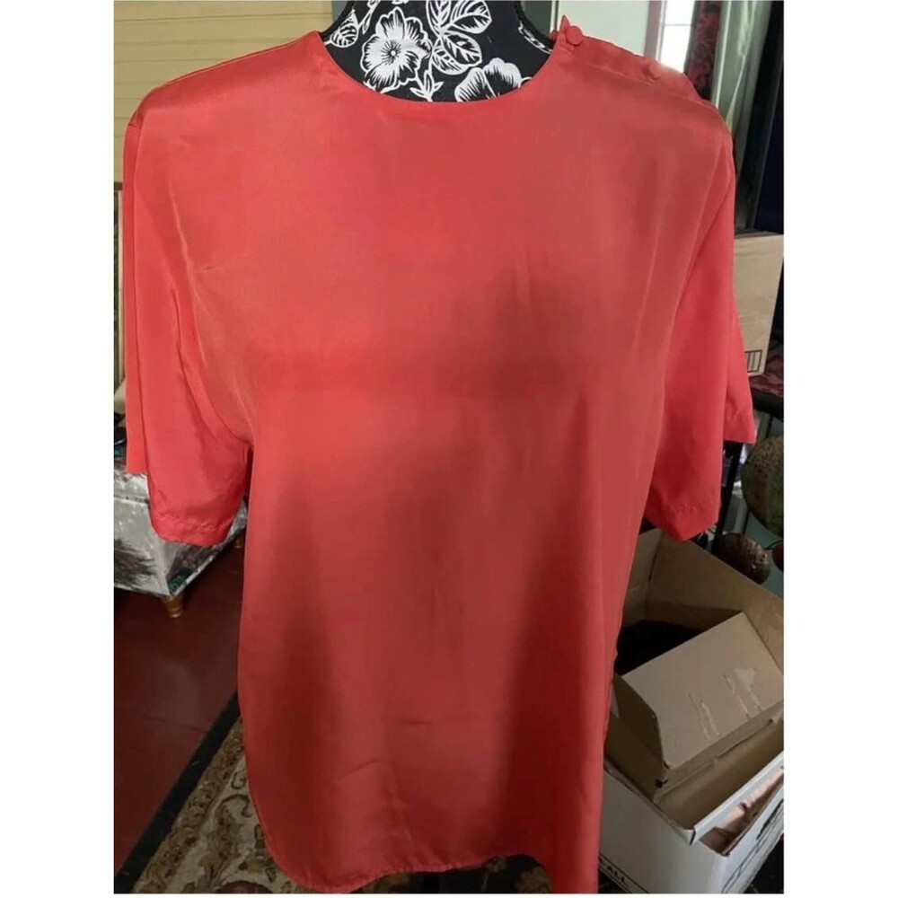 Alyssa Carr Size 10 Women’s Blouse 42” Bust 25” Length